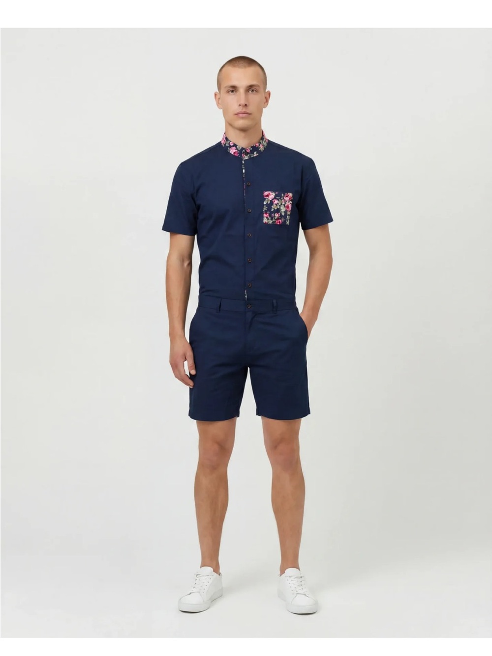 NWT Romperjack navy rosé romper